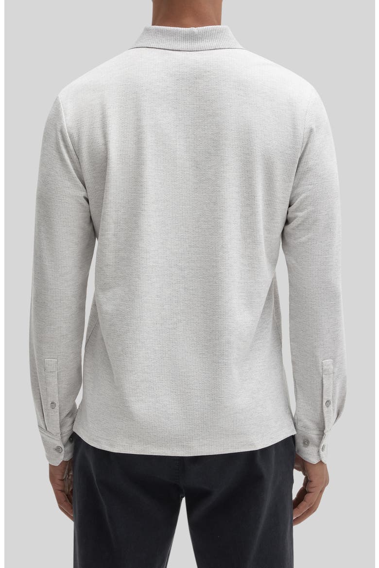 Cayman Long Sleeve Polo, Alternate, color, LUNAR ROCK