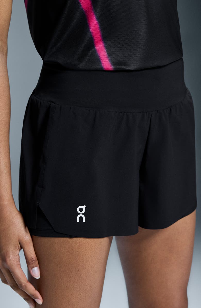 On Court 2-in-1 Tennis Shorts, Alternate, color, Black