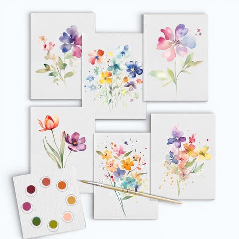 All In One Watercolor Postcards