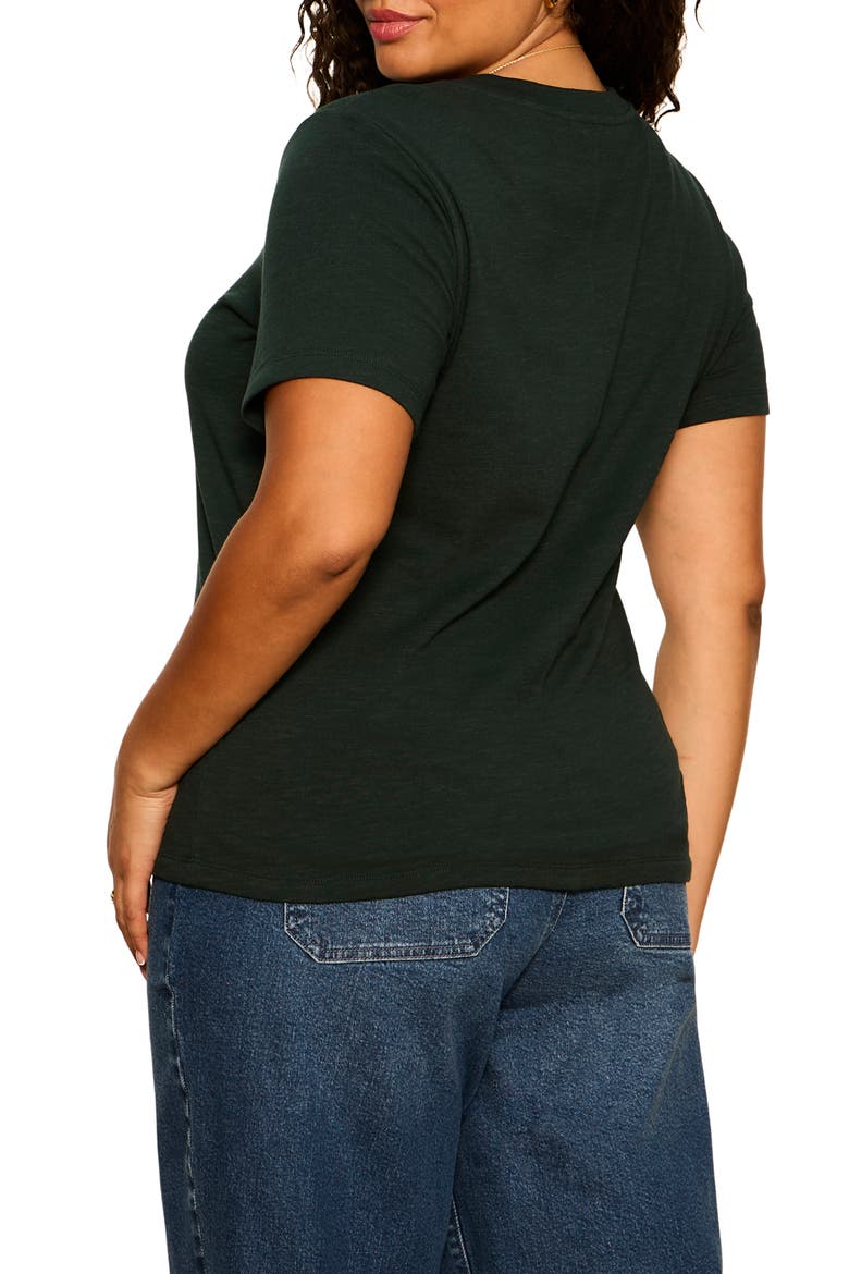 Icon Cotton T-Shirt, Alternate, color, FOREST GREEN