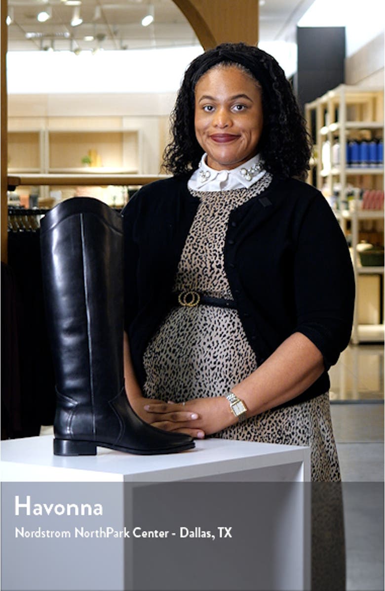 Raina Knee High Riding Boot, sales video thumbnail