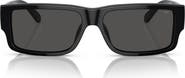DIESEL® Geck-D 57mm Rectangular Sunglasses