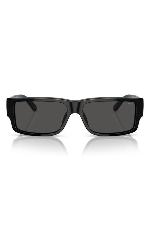 Diesel ® Geck-d 57mm Rectangular Sunglasses