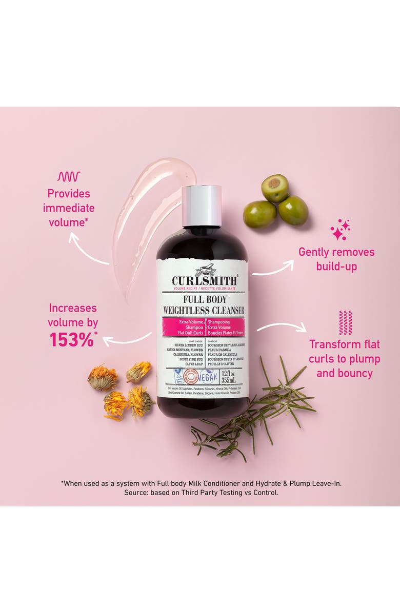 CURLSMITH Full Body Weightless Cleanser Shampoo, Alternate, color,