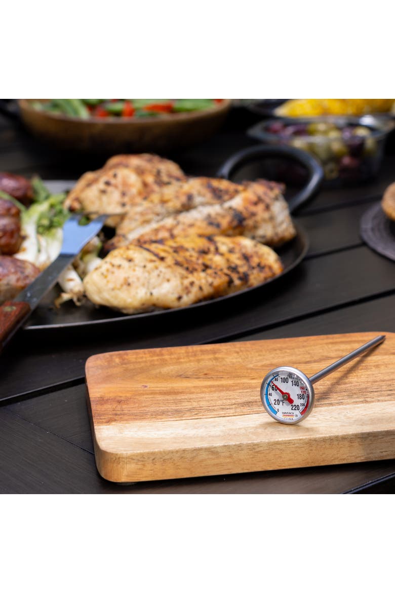 Instant Read Thermometer - 1" Dial, Alternate, color, Silver