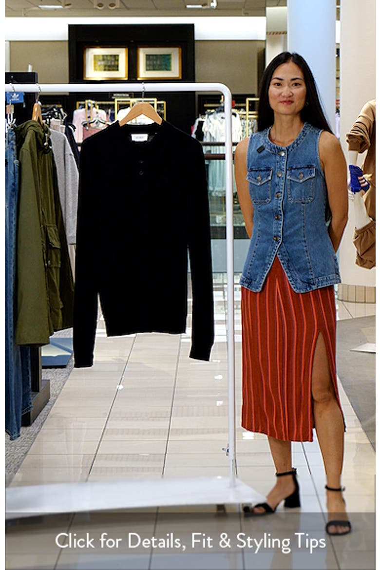 Greyson Long Sleeve Wool Polo Sweater video