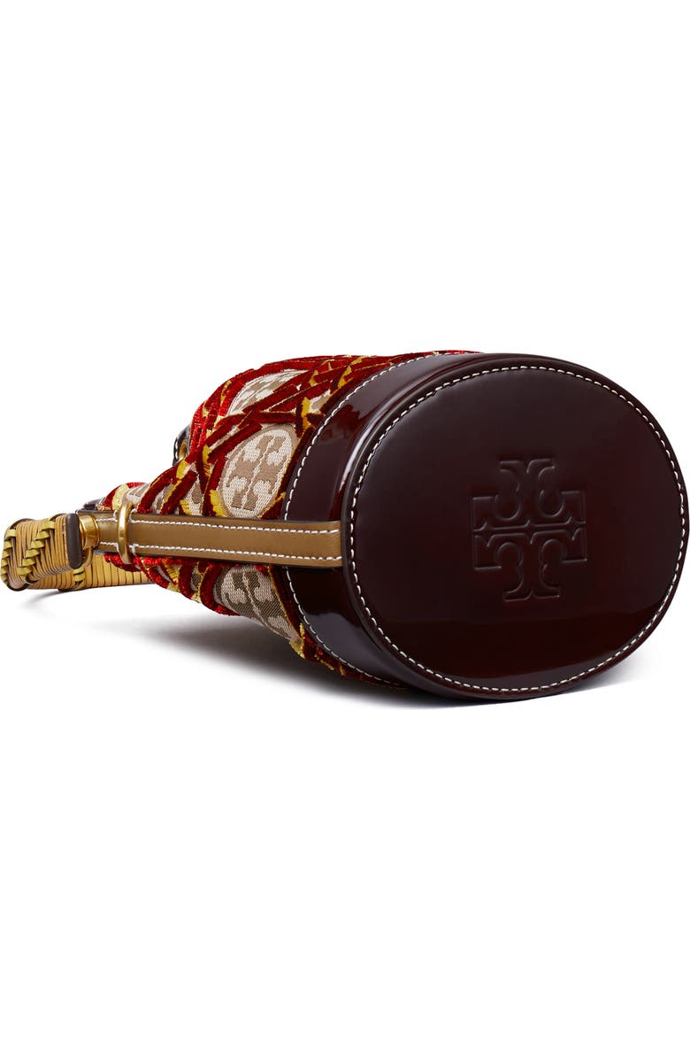 Tory Burch T Monogram Fil Coupé Mini Bucket Bag, Alternate, color,