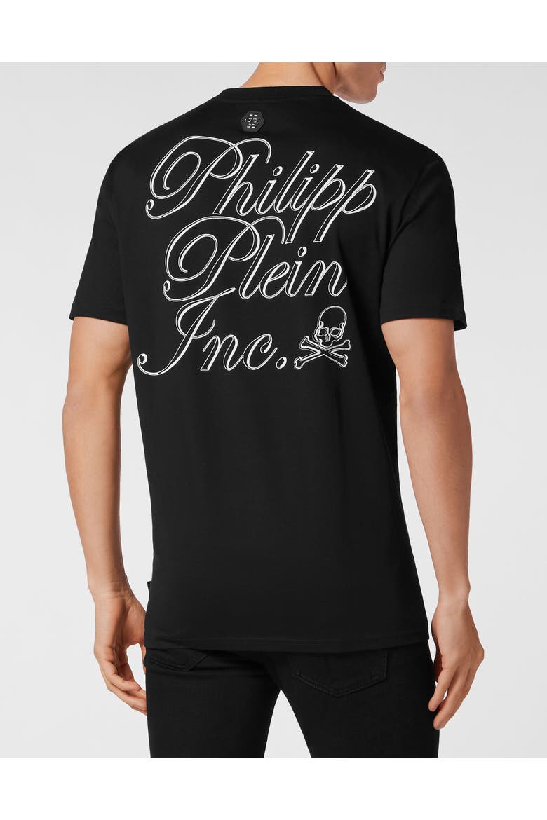 T-Shirt Round Neck Ss Philipp Plein Tm Men, Alternate, color, black
