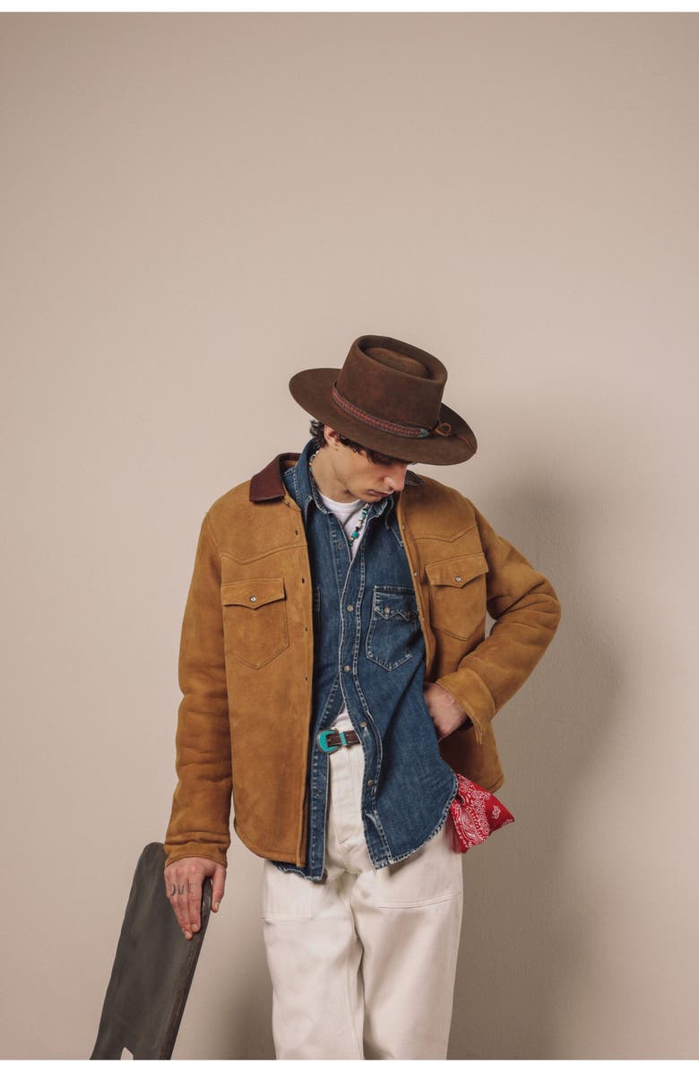 Fortela Elpaso Texan Denim Shirt, Alternate, color, Pale Blue