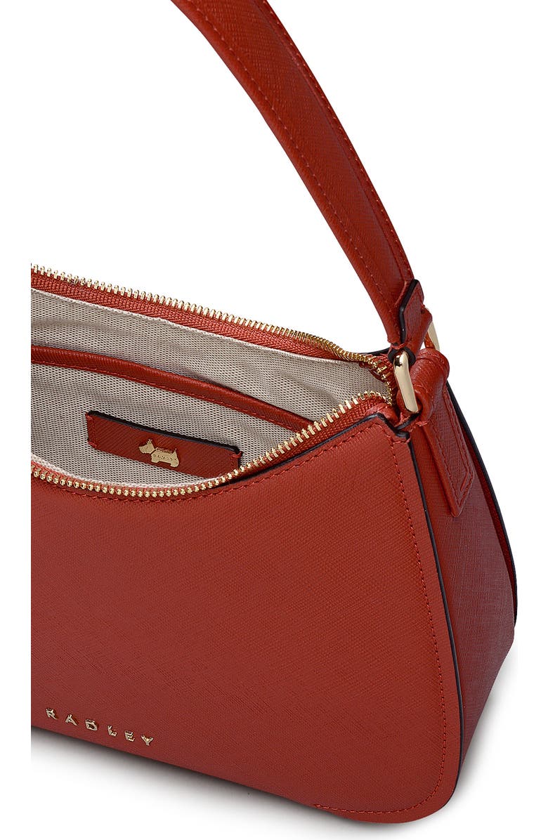 Radley Medium Crosby Leather Shoulder Bag, Alternate, color, Flame
