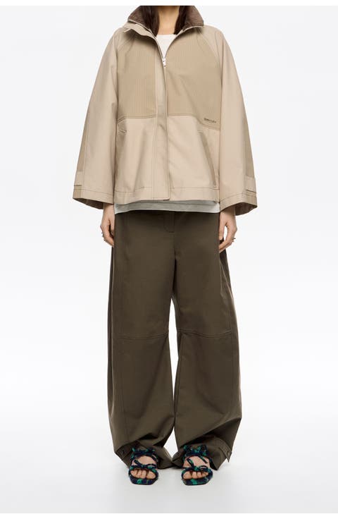 Two-Tone A-Line Trench