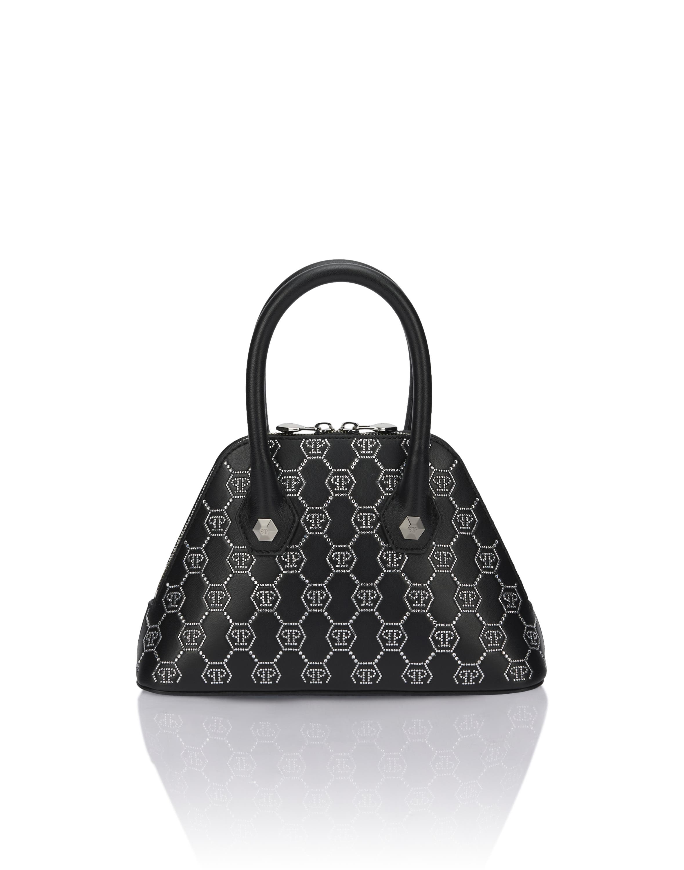 Majestic Handbag Monogram Small Women, Alternate, color, black