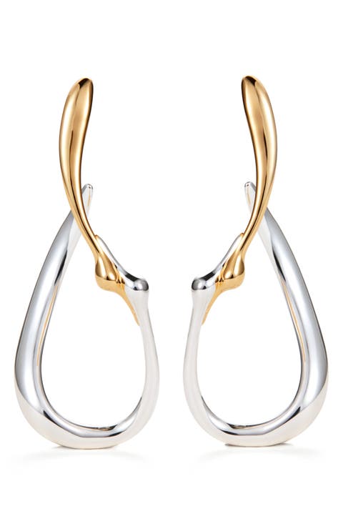 Egret Large Hoop Earrings