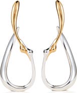 JENNY BIRD Egret Large Hoop Earrings