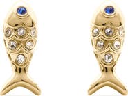 Kate Spade New York summer daze fish stud earrings
