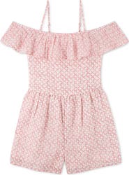 abercrombie kids Kids' Cold Shoulder Cotton Romper
