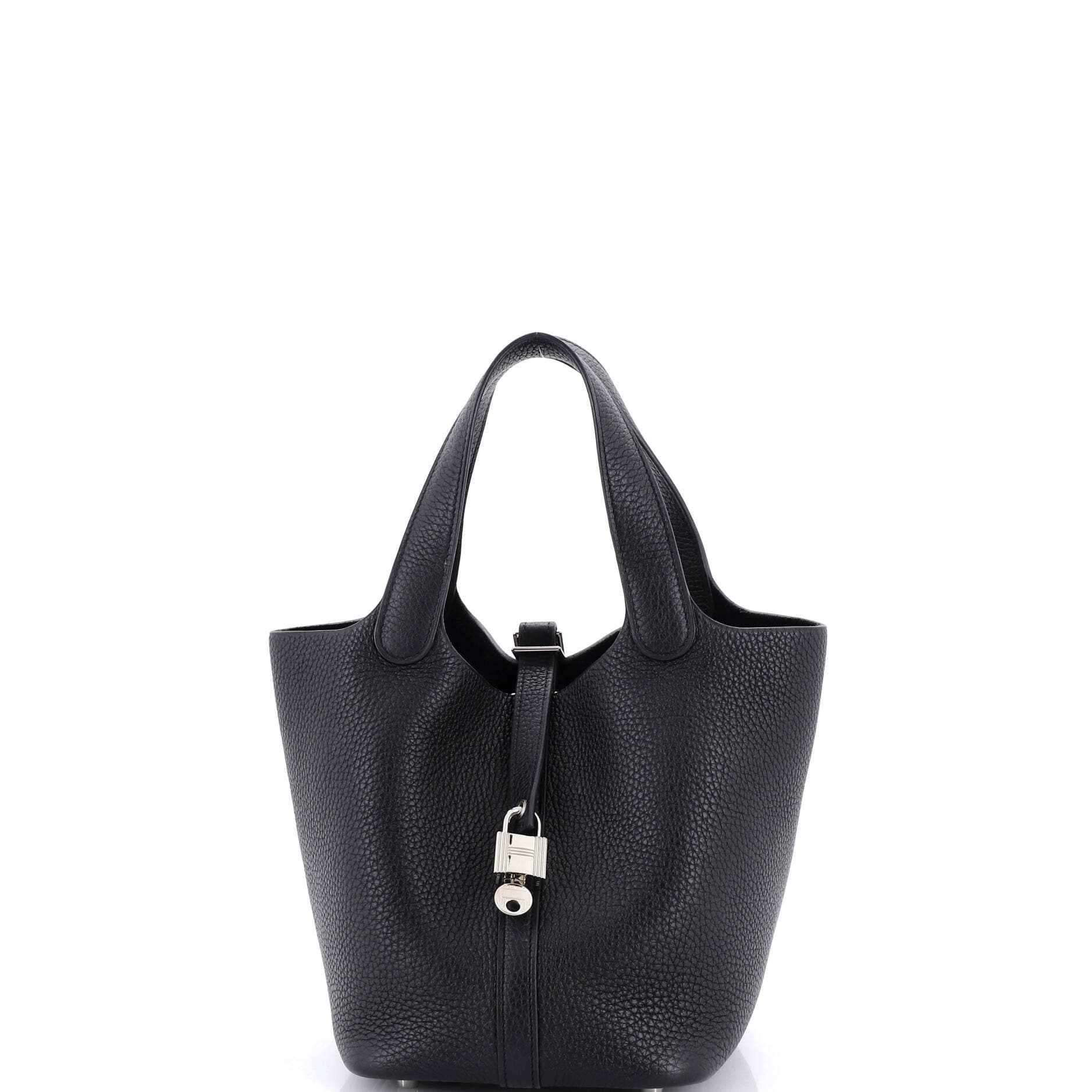 Pre-Owned Hermes Picotin Lock Bag Clemence PM, Main, color, 