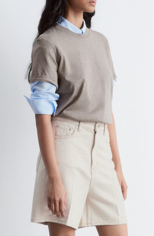 & Other Stories Crewneck T-shirt In Gray