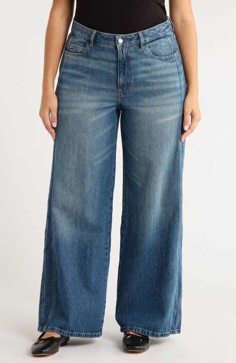 WARP+WEFT NCE High Waist Wide Leg Jeans