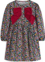 Mini Boden Kids' Bow Corduroy Dress