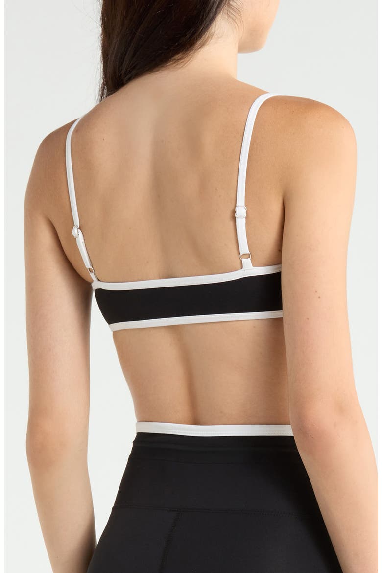 Monica Sports Bra, Alternate, color, BLACK/WHITE
