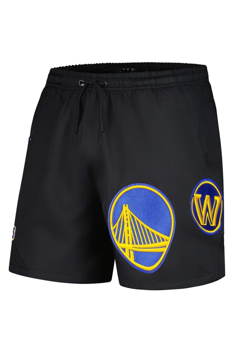 Men's Pro Standard Black Golden State Warriors Classics Woven Shorts, Alternate, color, Black