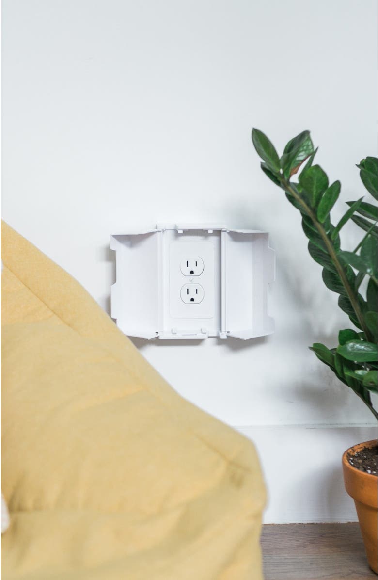 Jool Baby Electrical Outlet Cover Box, Alternate, color, White