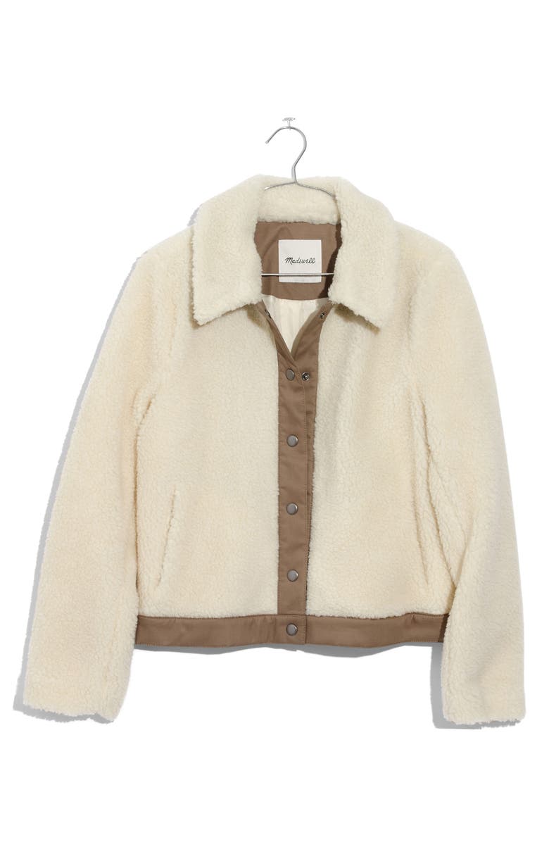 Madewell Portland Fleece Jacket, Alternate, color, 