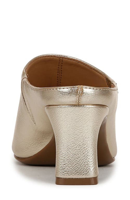 Naturalizer Imogen Slide Sandal In Champagne Faux Leather