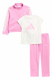 Kids' 3-Piece Tricot Jacket, T-Shirt & Track Pants Set