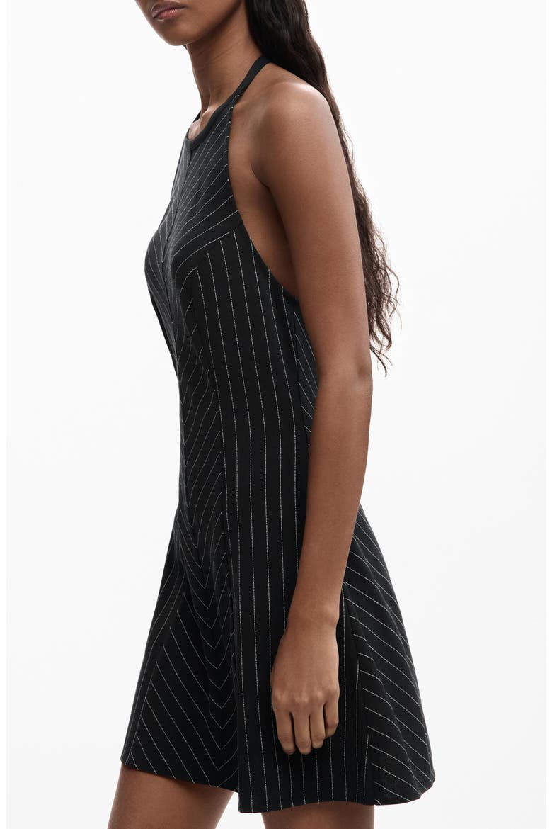 Halter Minidress, Alternate, color, DARK BLUE