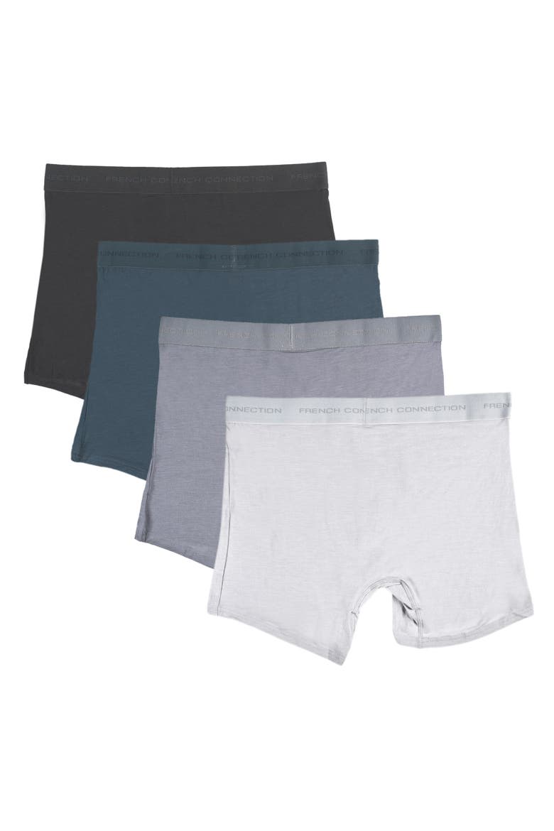 4-Pack Modal Boxer Brief, Alternate, color, Black Grey