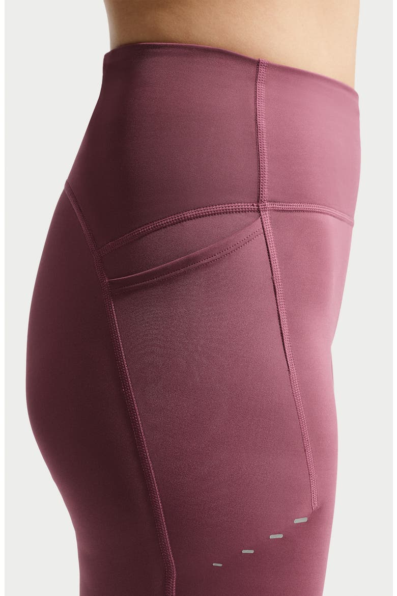 Swift High-Waisted Pocket 7/8 Running Leggings, Alternate, color, 654 PINK SMOKE