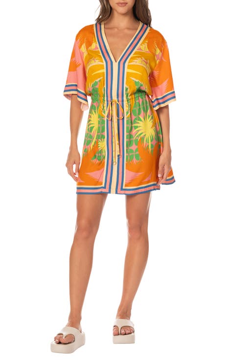 Cosmic Tropic Cover-Up Dress