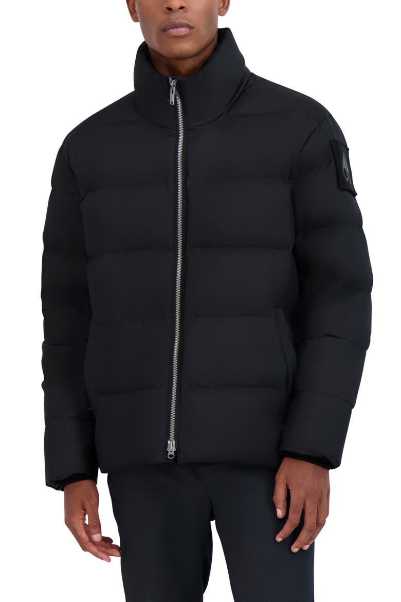 Javelin Down Puffer Jacket, Main, color, BLACK