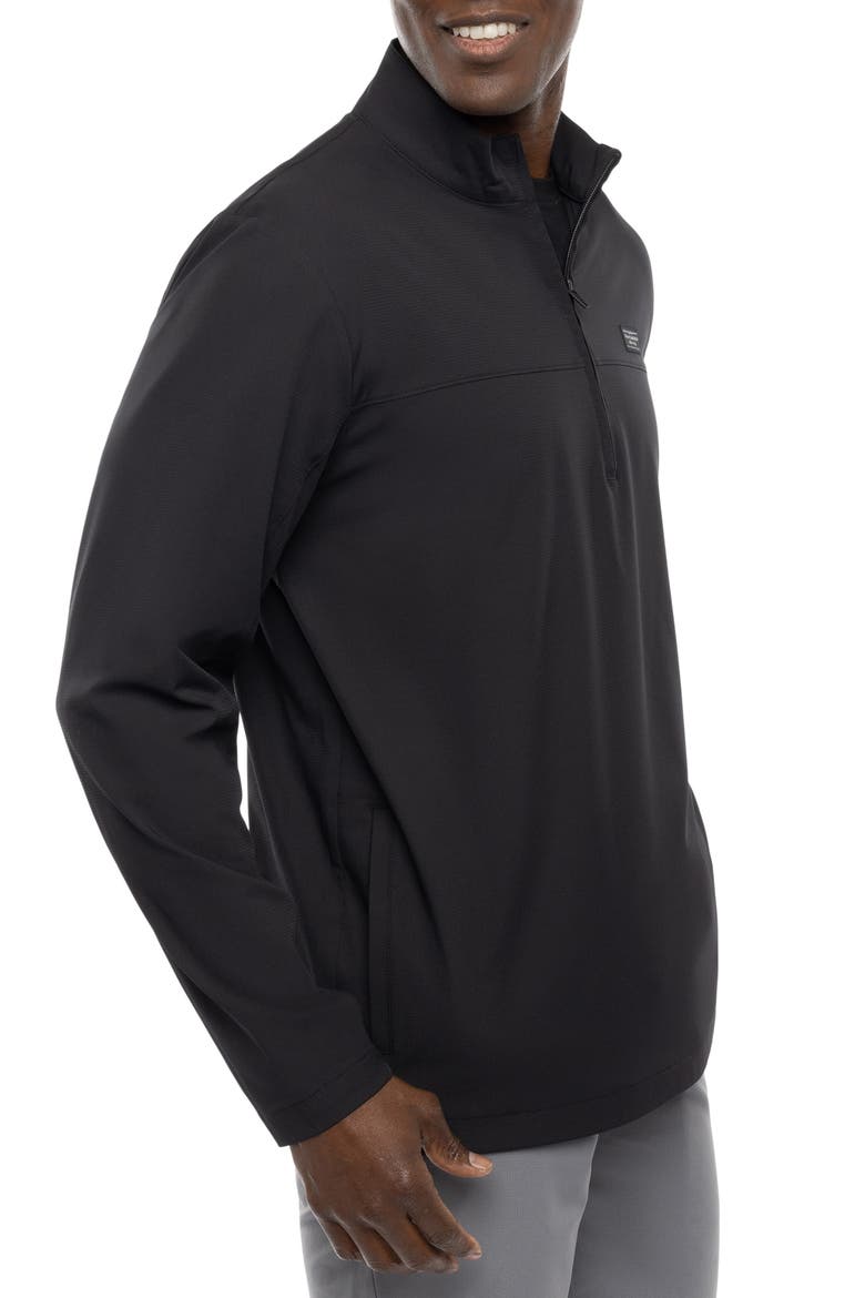 Wanderlust Quarter Zip Pullover, Alternate, color, BLACK