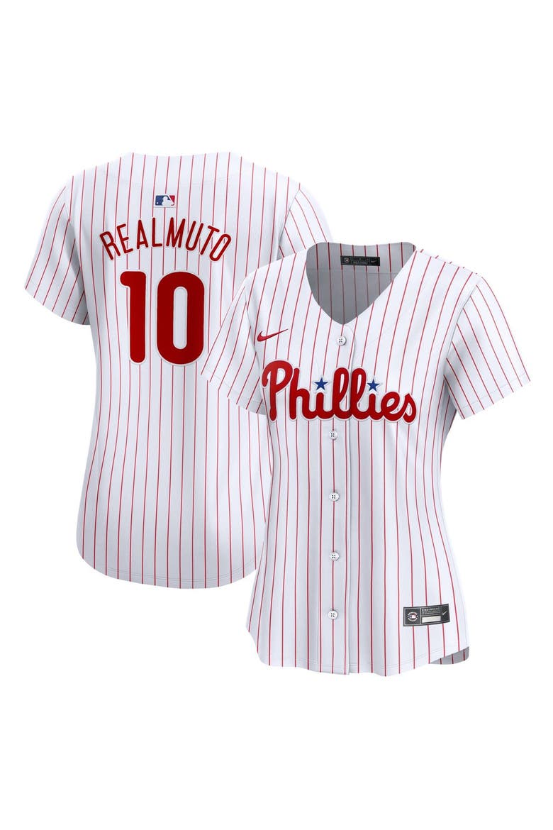 Women's Nike J.T. Realmuto White Philadelphia Phillies Home Limited Player Jersey, Main, color, White
