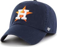 '47 Men's '47 Navy Houston Astros Franchise Logo Fitted Hat