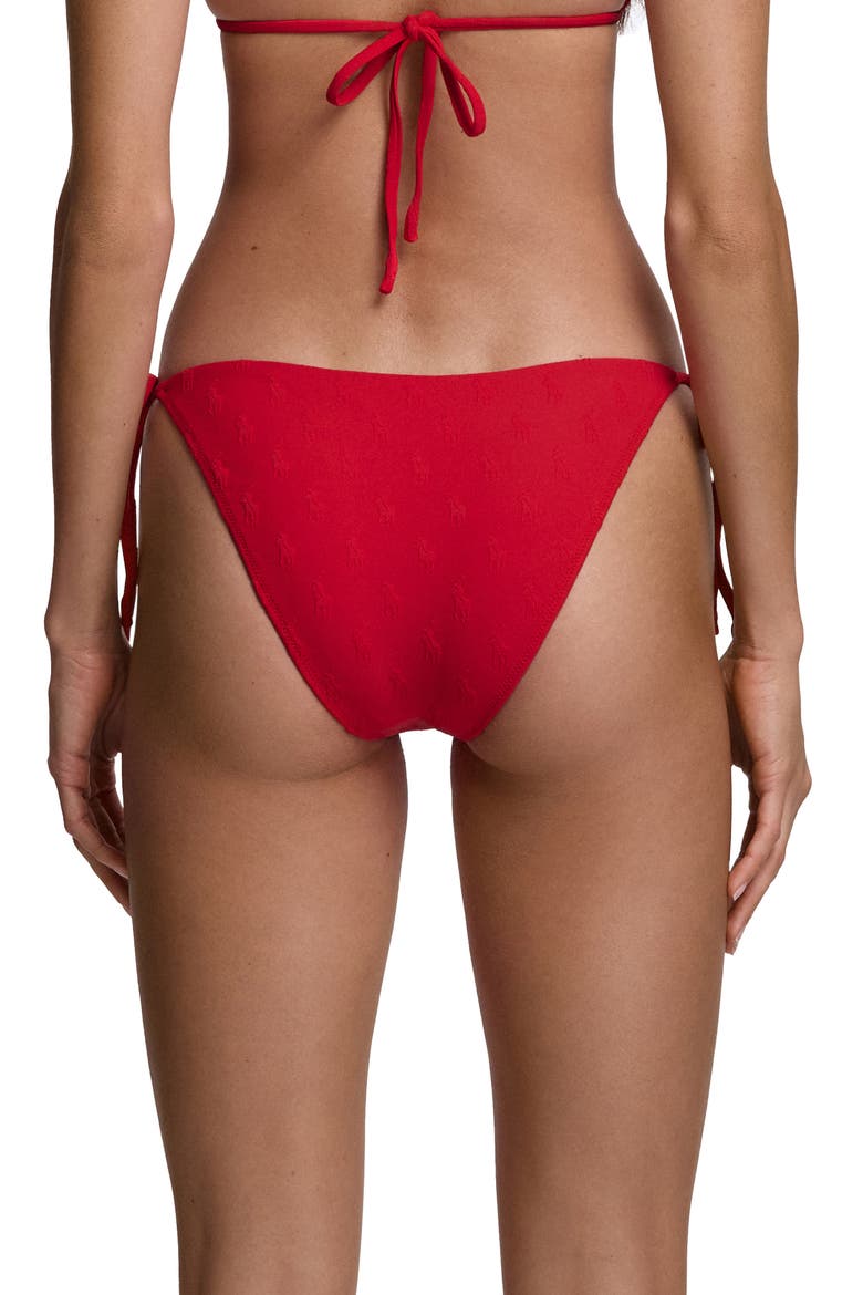 RIcky Side Tie Bikini Bottoms, Alternate, color, CRUISE RED