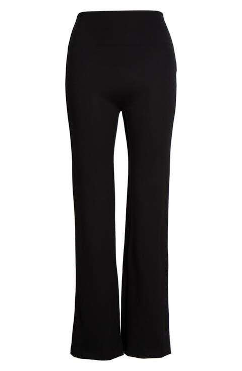 Rio High Waist Flare Leg Knit Pants