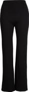 LESET Rio High Waist Flare Leg Knit Pants