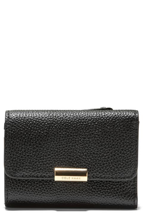 Rachel Compact Leather Trifold Wallet