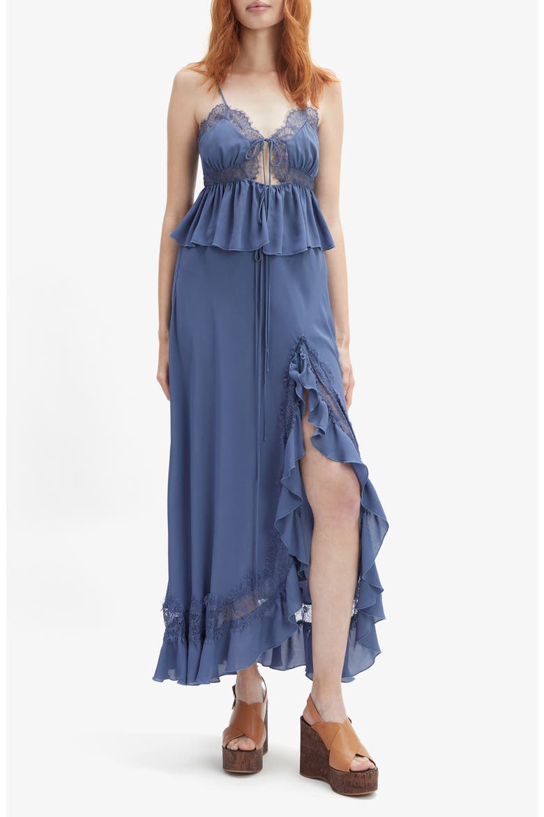 Amar Lace Detail Camisole, Alternate, color, DUSTY BLUE