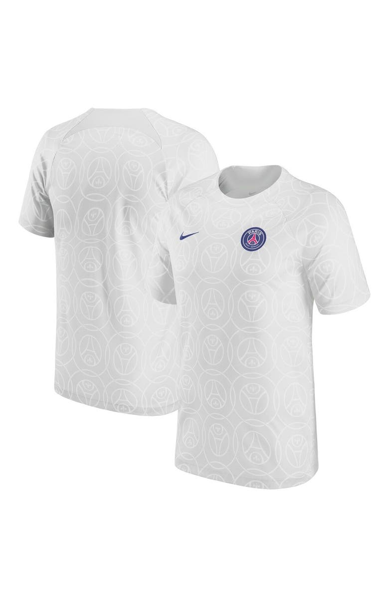 Nike Men's Nike Gray Paris Saint-Germain 2022/23 Pre-Match Top, Main, color,