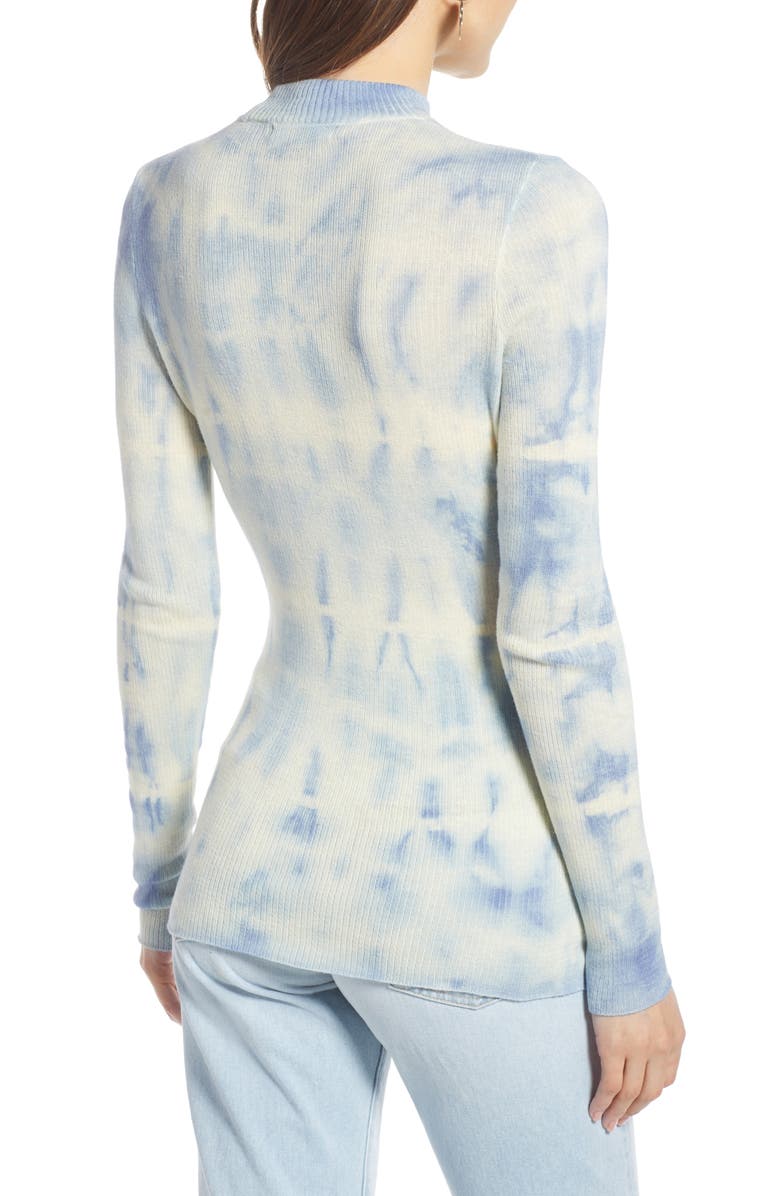 Something Navy Mock Neck Sweater, Alternate, color, 