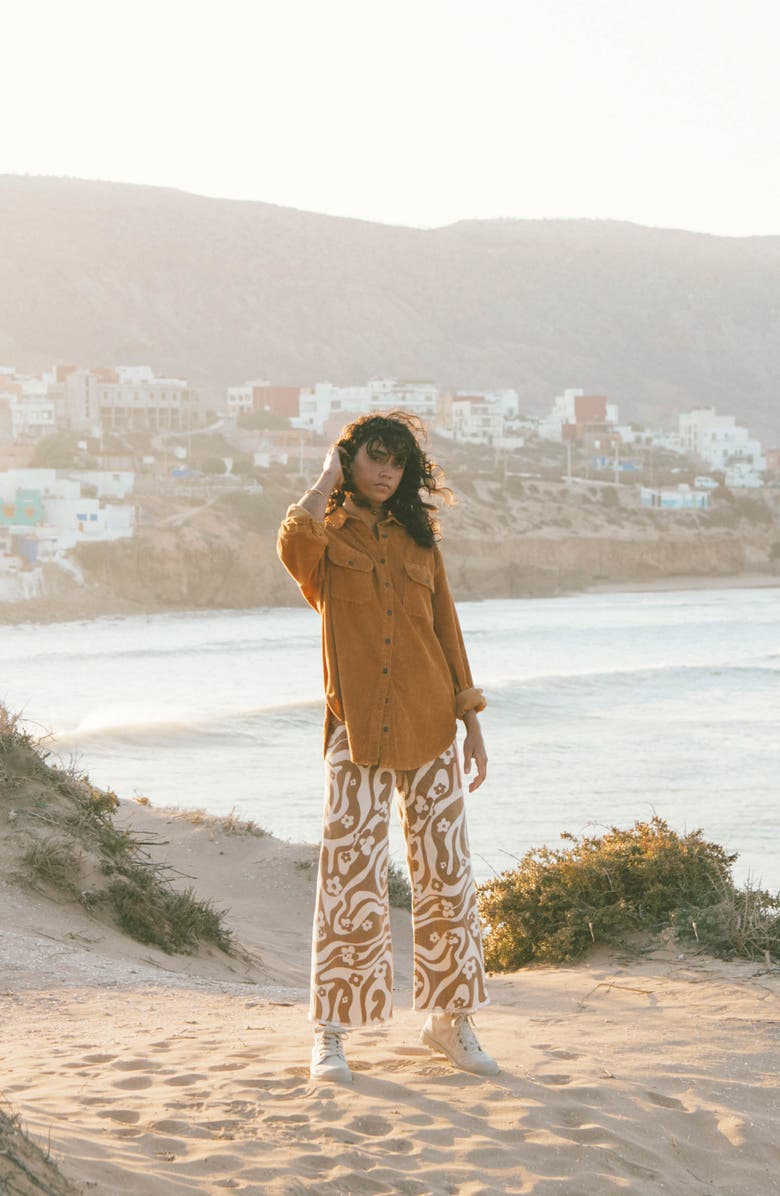 Billabong Free Fall High Waist Wide Leg Pants, Alternate, color, 