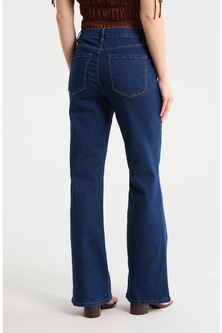 Retro High Waist Wide Leg Jeans, Alternate, color, BLUE RINSE