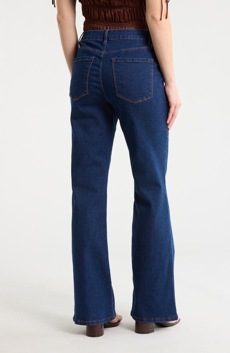 Sanctuary Retro High Waist Wide Leg Jeans, Alternate, color, Blue Rinse