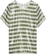 Zadig & Voltaire Tchao Sequin Stripe Top