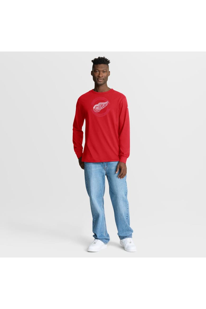 Men's Fanatics Red Detroit Red Wings Authentic Pro Property Of Practice Long Sleeve T-Shirt, Alternate, color, Red